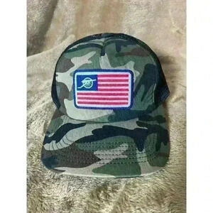 Imperial‎ Sport USA Flag w/Cannon Camouflage SnapBack Hat